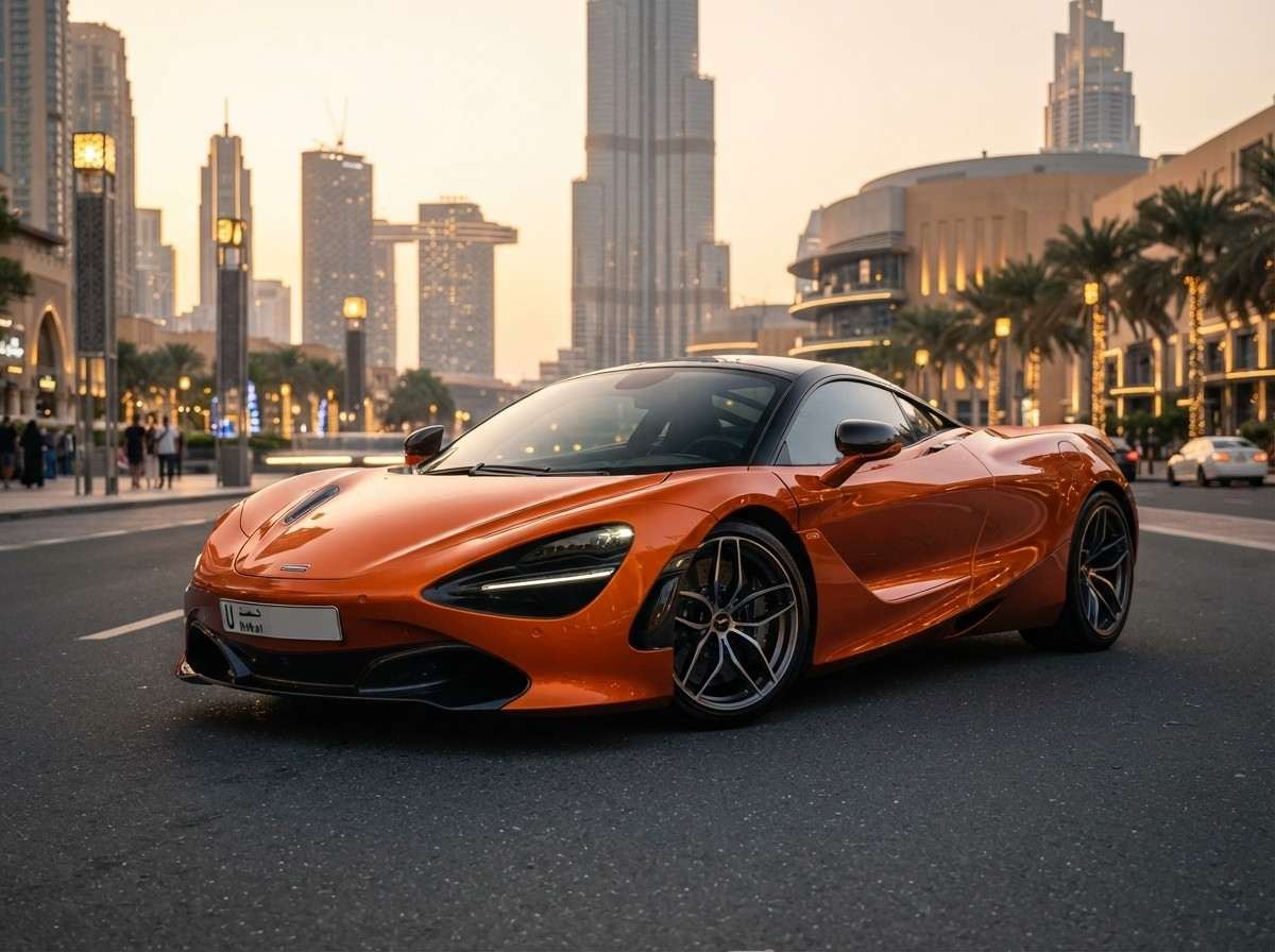 McLaren 720S for rent in Dubai